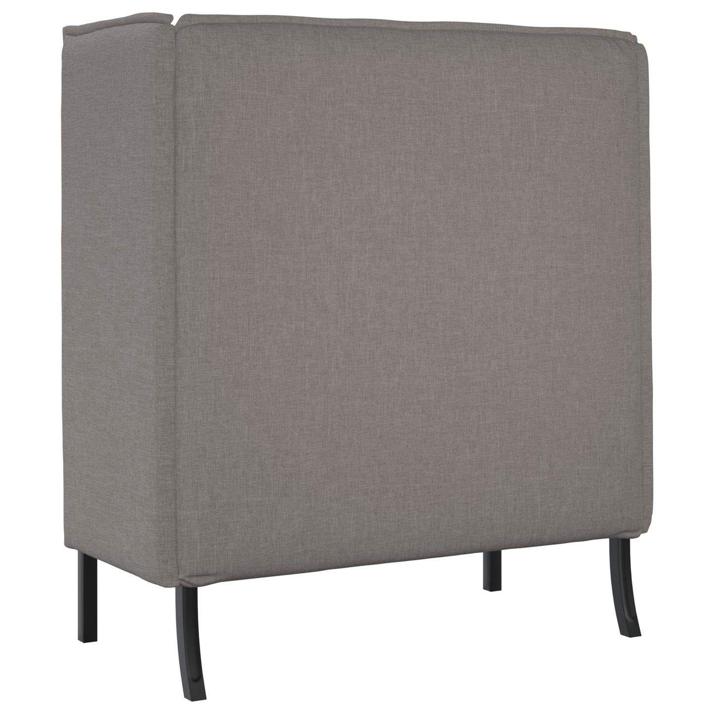 Sofá Alto Taupe 109x56x121 cm Tecido