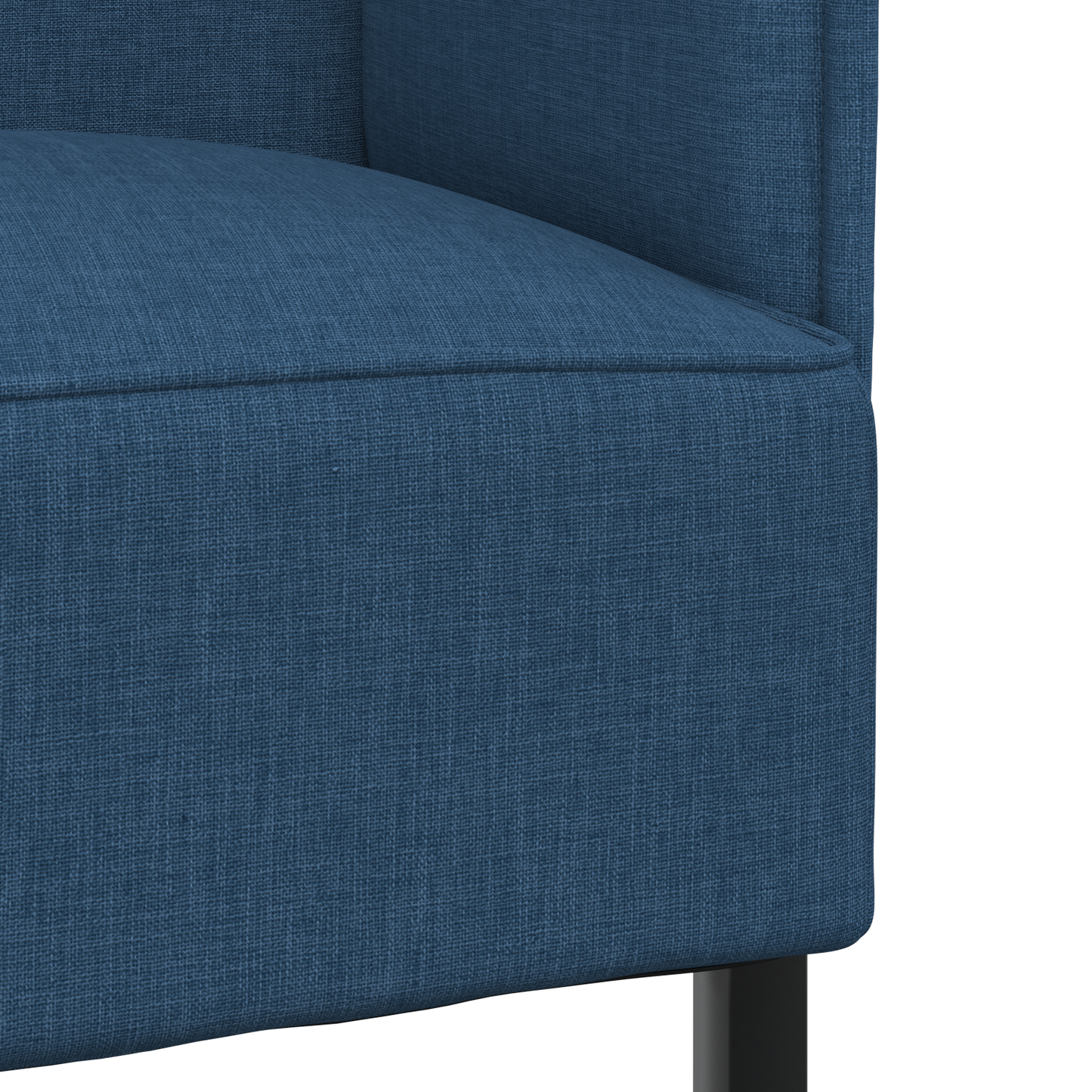 Sofá Alto Azul 109x56x121 cm Tecido