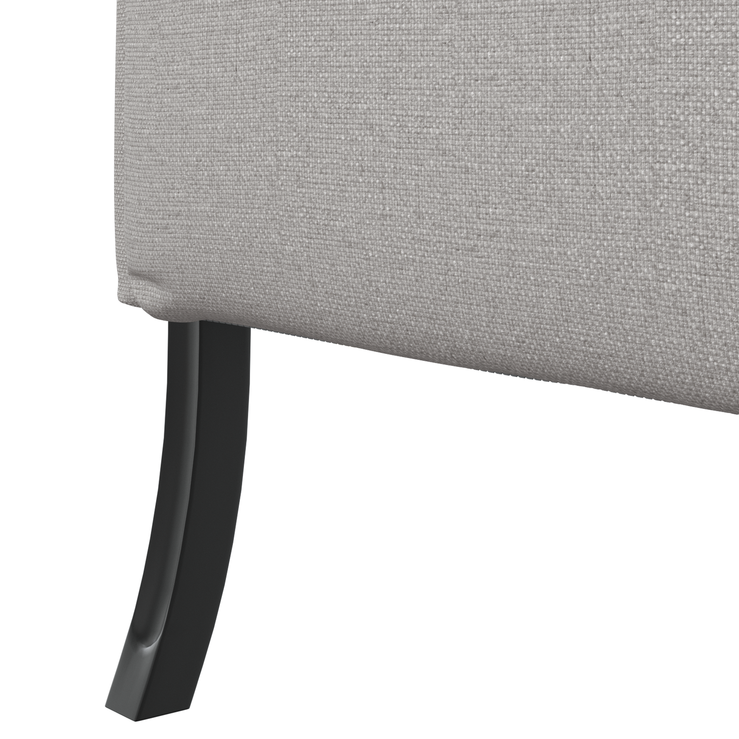 Sofá Alto Cinza Claro 109x56x121 cm Fabrics