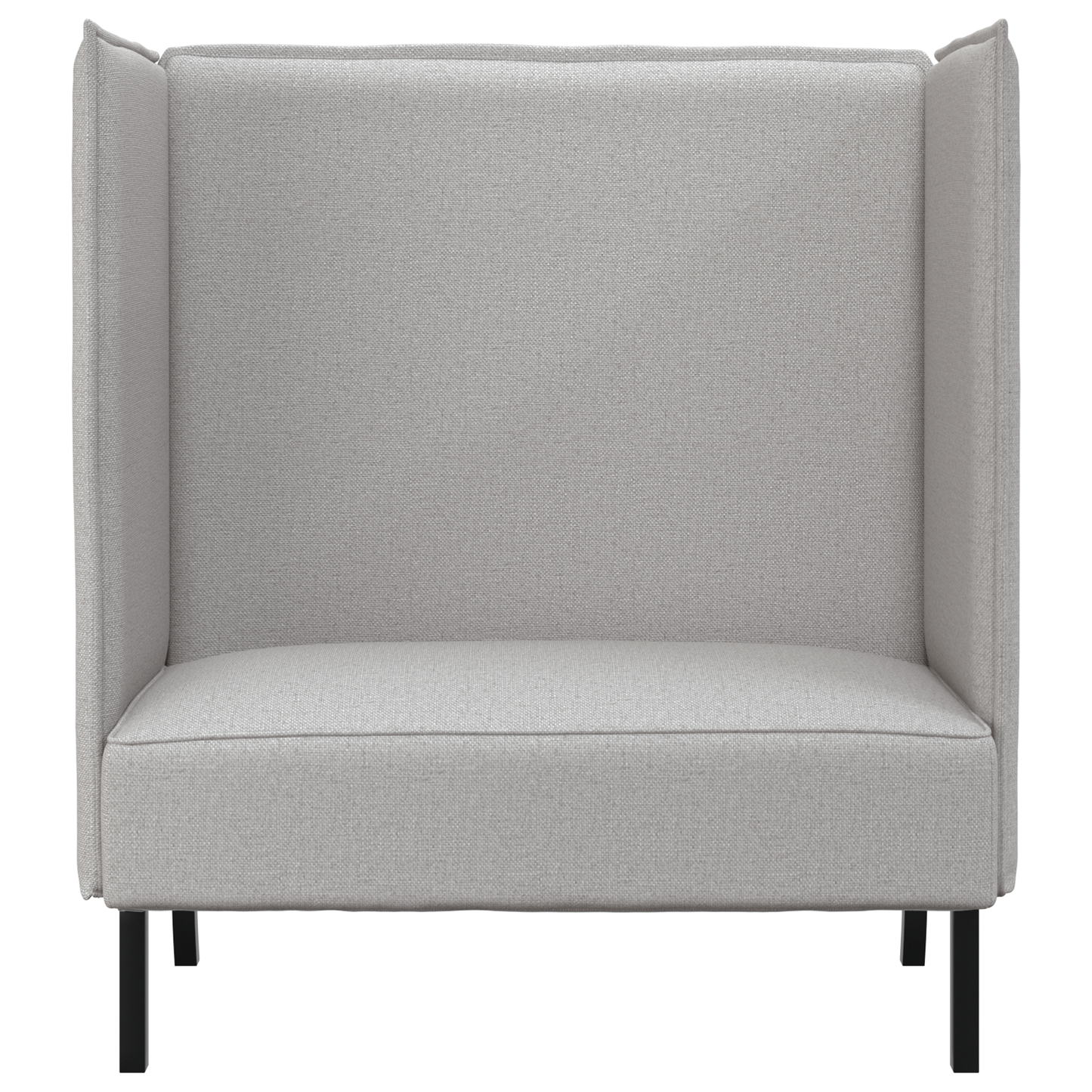 Sofá Alto Cinza Claro 109x56x121 cm Fabrics