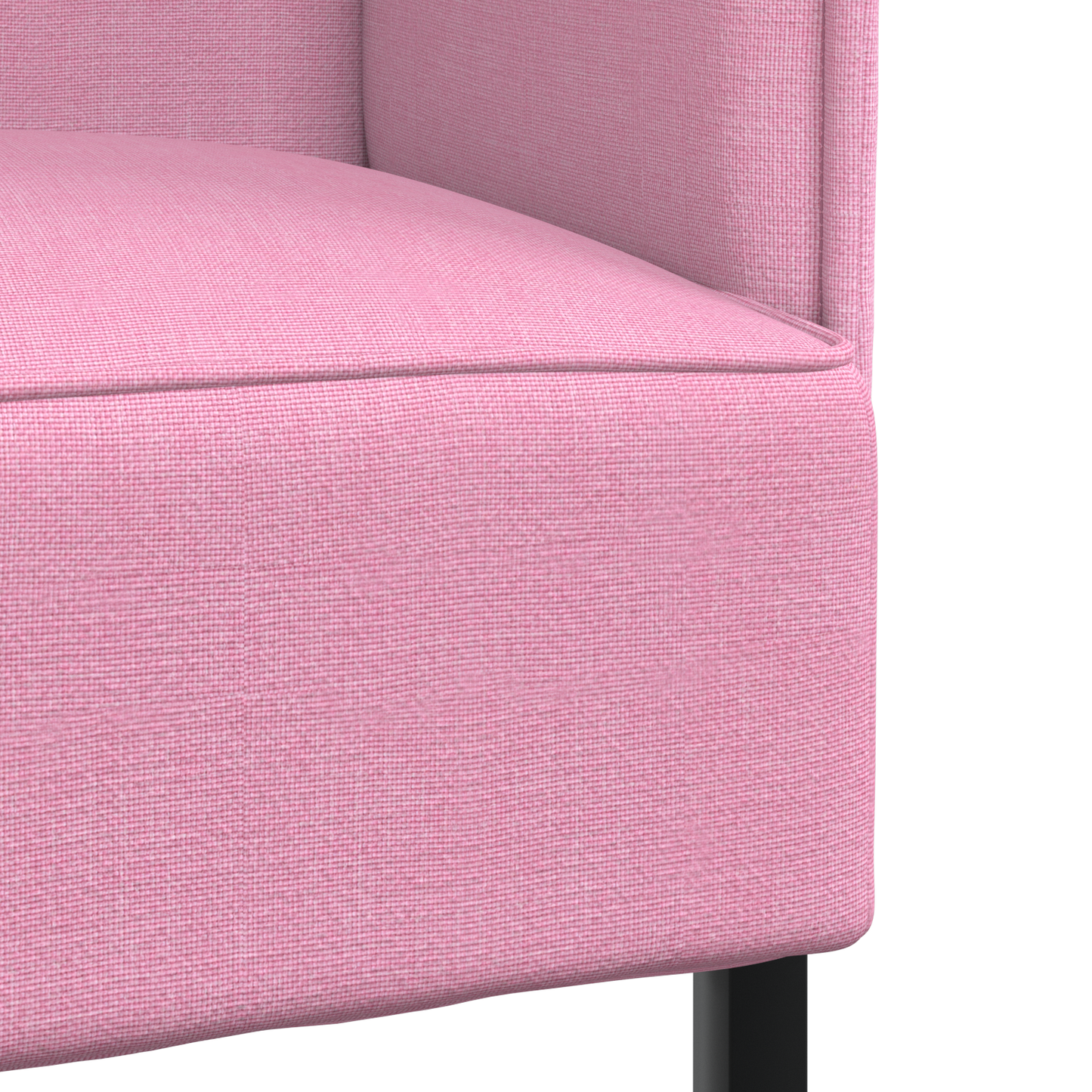 Sofá Alto Rosa 109x56x121 cm Tecido