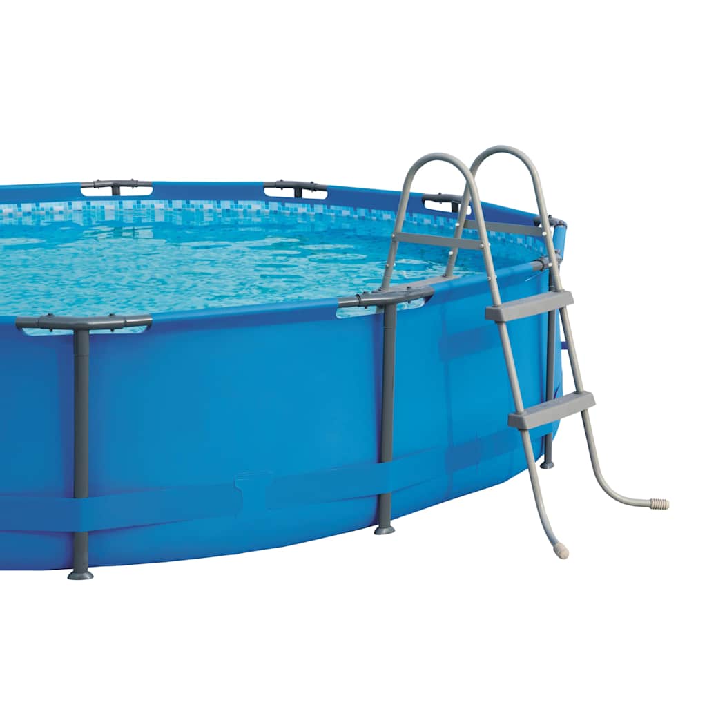Swimming pool ladder with 2 steps 84 cm 58430