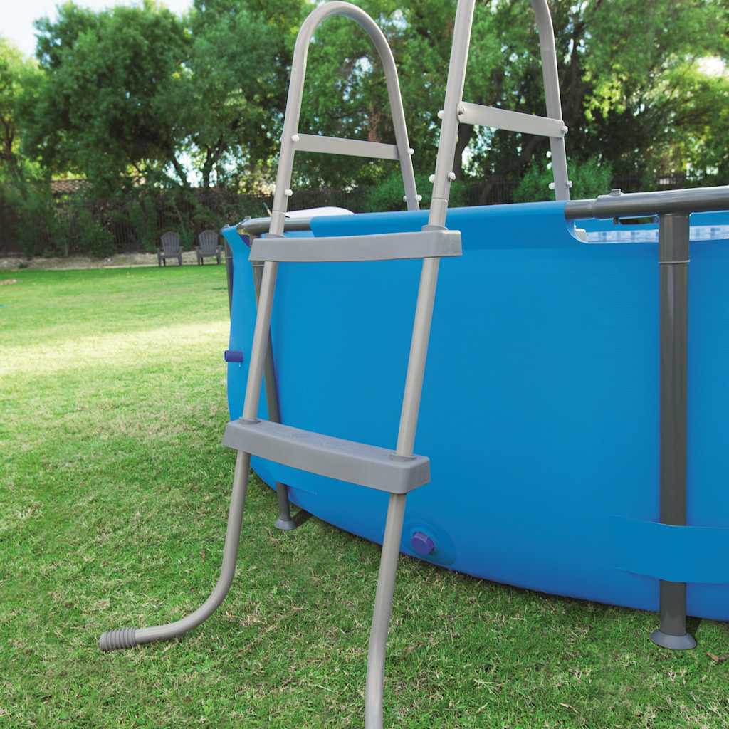 Swimming pool ladder with 2 steps 84 cm 58430