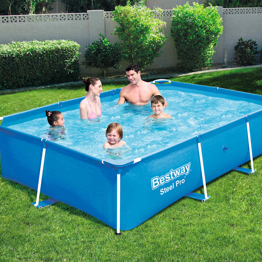 Steel Pro pool with steel frame 259x170x61 cm 56403