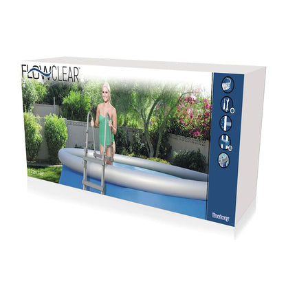 Flowclear 4-step pool safety ladder 122cm 58331