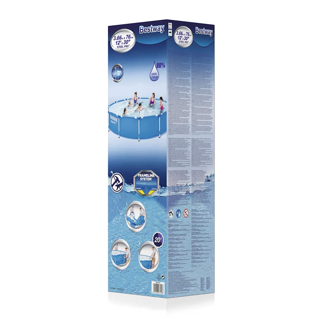 Steel Pro Pool 366x76 cm