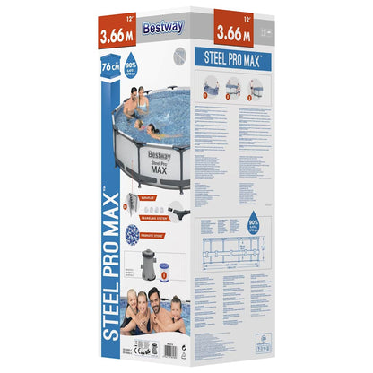 Steel Pro MAX pool set 366x76 cm