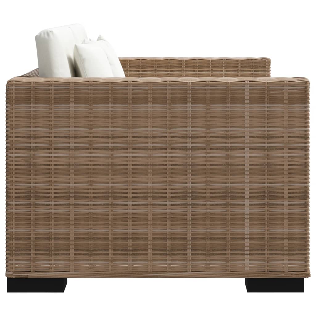 2 seater sofa set, 7 pcs, genuine rattan