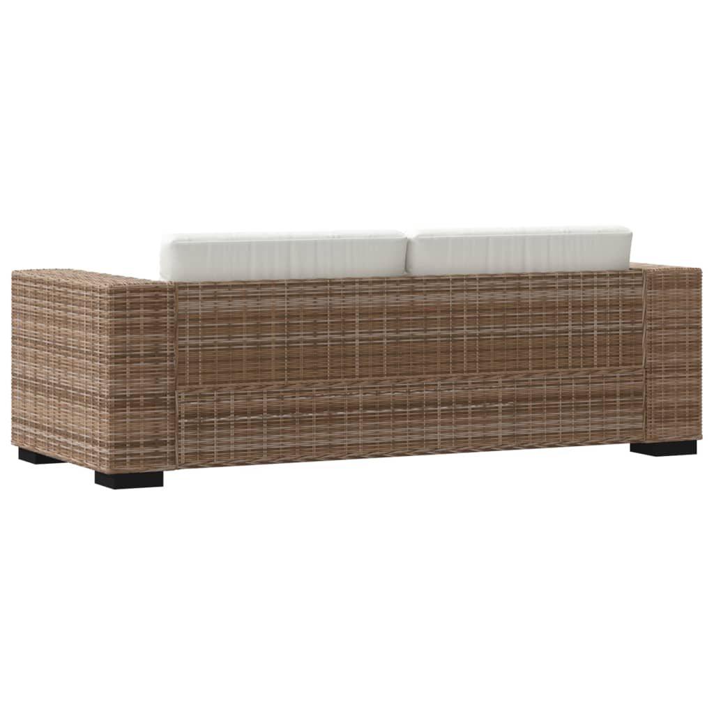 3 seater sofa set, 8 pcs, genuine rattan