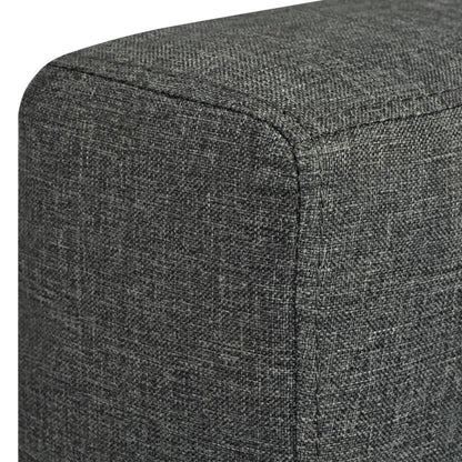 2-seater sofa in dark grey fabric
