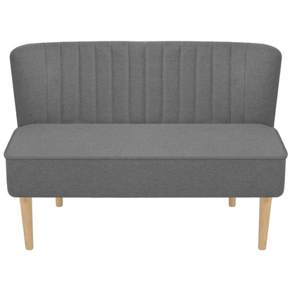 Light grey fabric sofa 117x55.5x77