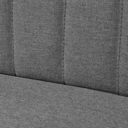 Light grey fabric sofa 117x55.5x77