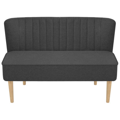 Fabric sofa 117x55.5x77 dark grey