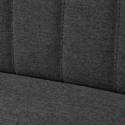Fabric sofa 117x55.5x77 dark grey