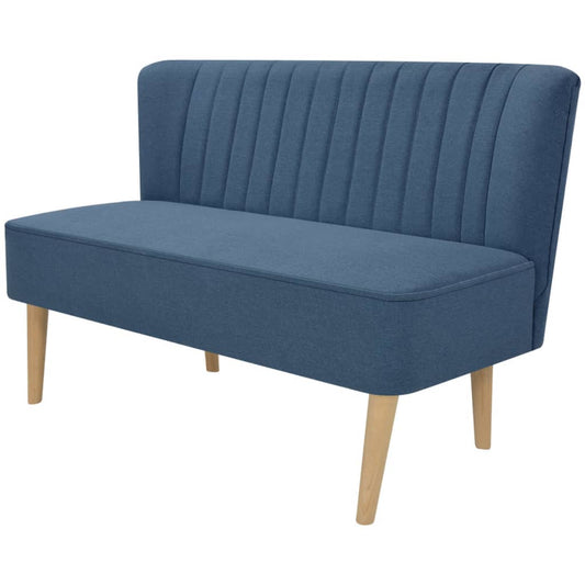 Fabric sofa 117x55.5x77 cm blue