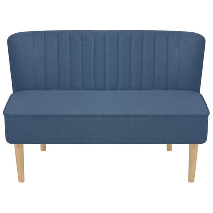Fabric sofa 117x55.5x77 cm blue