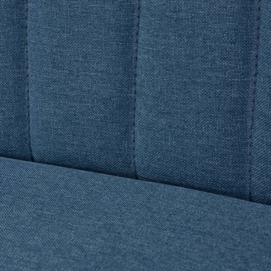 Fabric sofa 117x55.5x77 cm blue