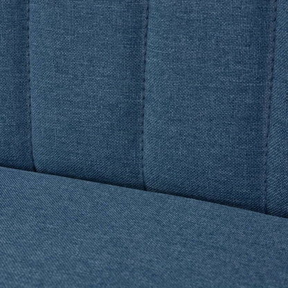 Fabric sofa 117x55.5x77 cm blue
