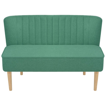 Sofá de tecido 117x55,5x77 cm verde