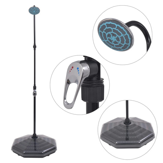 20 L HDPE aluminum solar shower