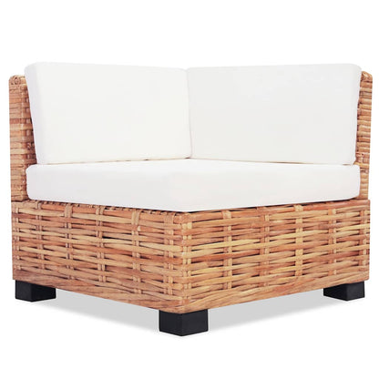 Conjunto de sofás 27 pcs vime genuíno