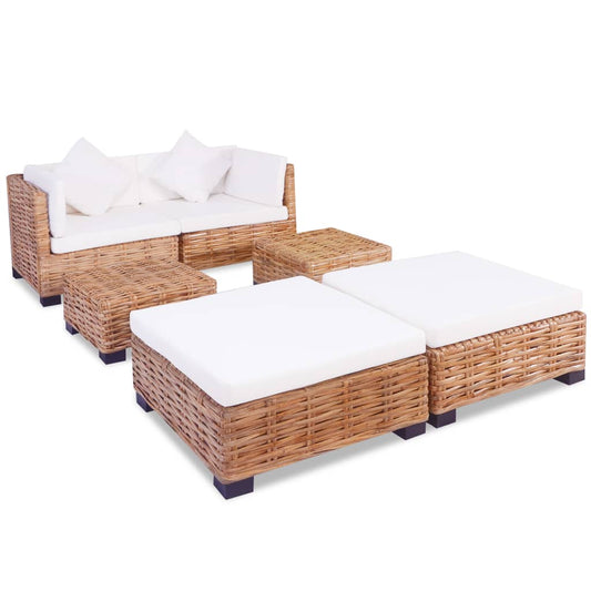 16 pcs genuine rattan sofa set