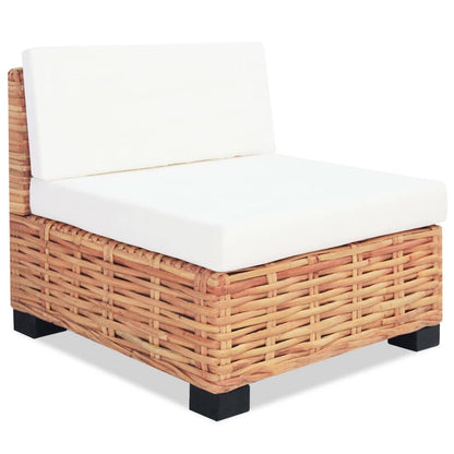 Conjunto de sofás 14 pcs vime genuíno