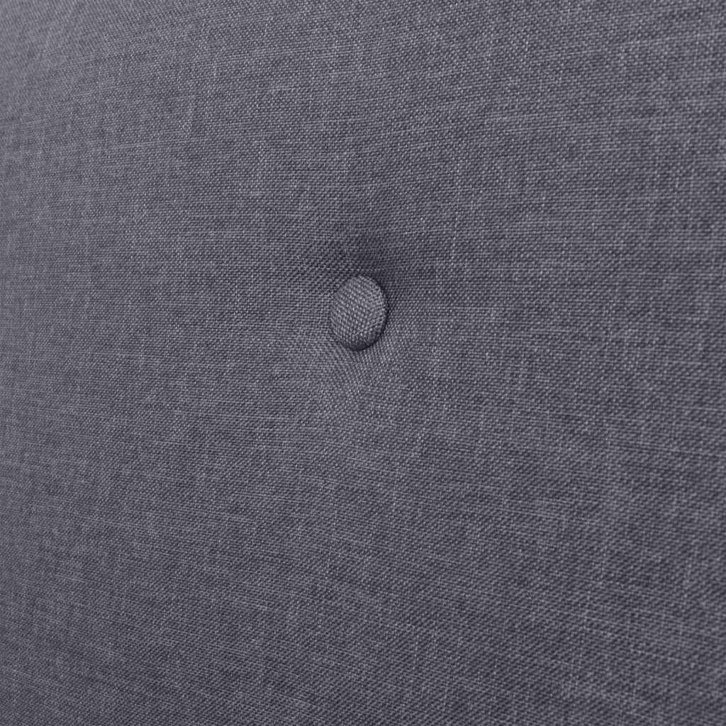 2 seater sofa in dark grey fabric