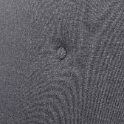 2 seater sofa in dark grey fabric