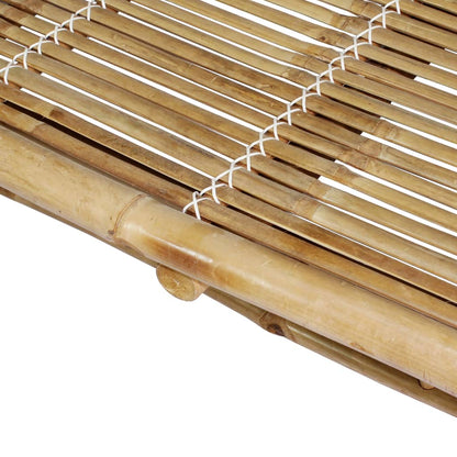 Bamboo 2-person sun lounger