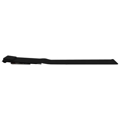 Folding Beach Mattresses 2 pcs Steel and Black Fabric