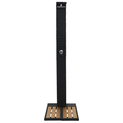 PE WPC wicker garden shower