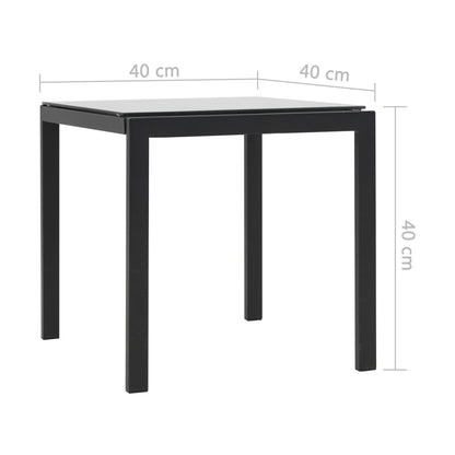 Sun loungers with table 2 pcs PE rattan and black textilene