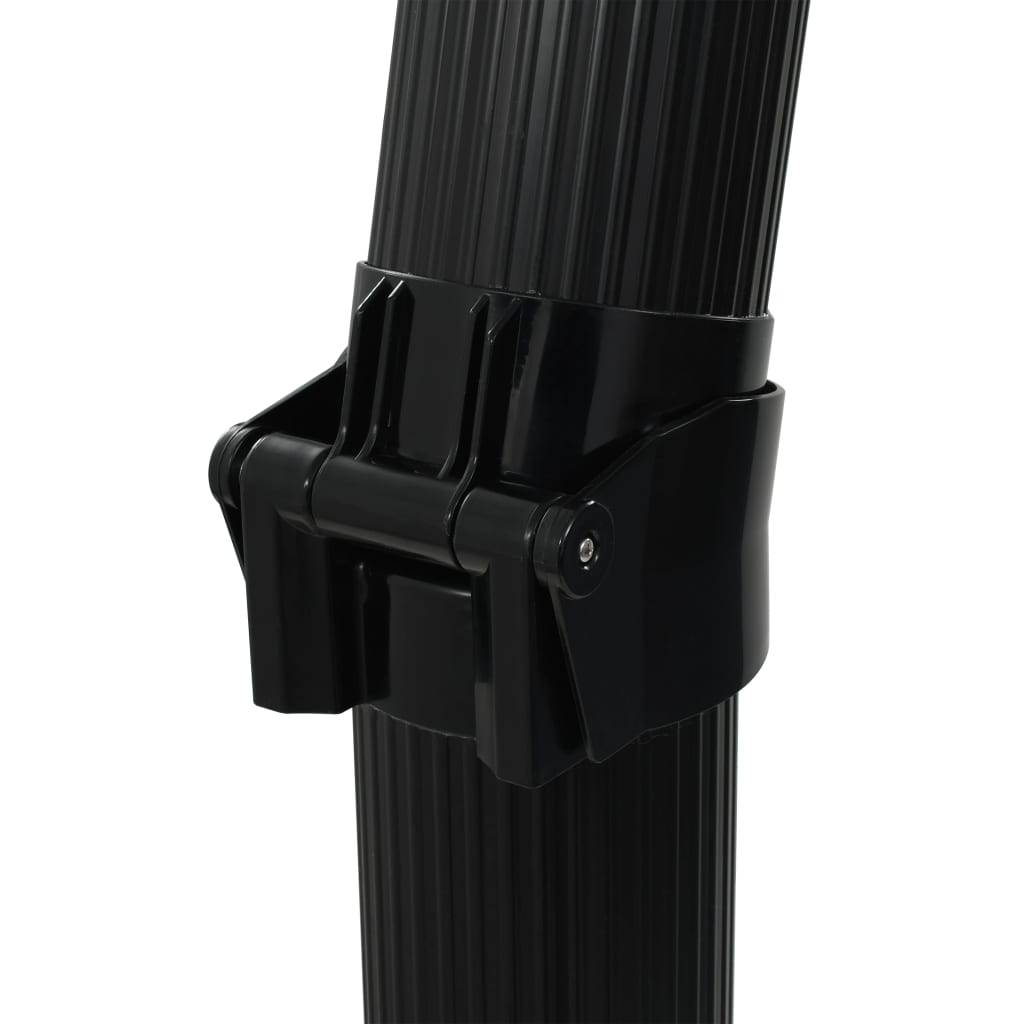 Foldable solar shower 214 cm 23 L black
