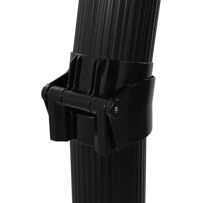 Foldable solar shower 214 cm 23 L black
