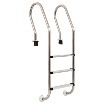 3-step pool ladder 304 stainless steel 120 cm