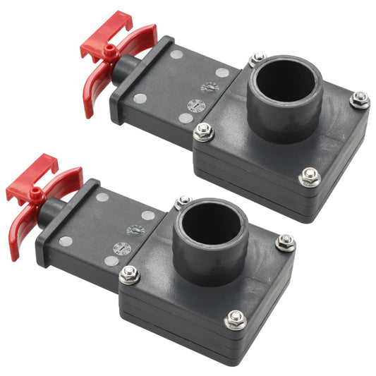 Swimming pool regulation valve 2 pcs 38 mm