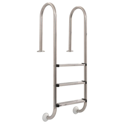 3-step pool ladder 304 stainless steel 120 cm