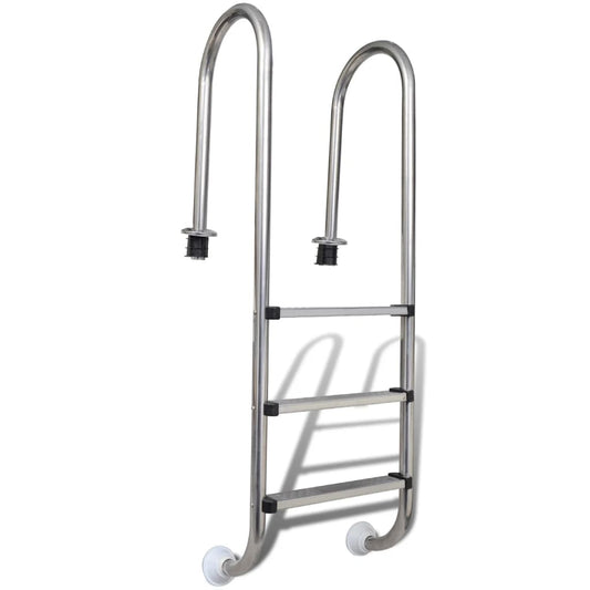 3-step pool ladder 304 stainless steel 120 cm