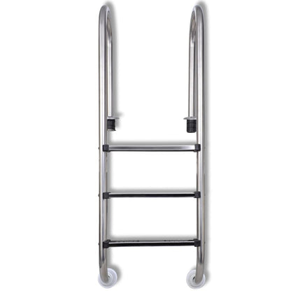 3-step pool ladder 304 stainless steel 120 cm