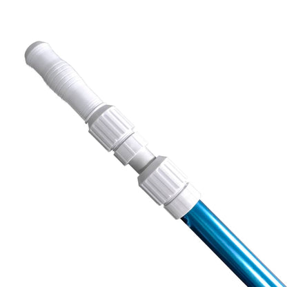 Pool cleaning kit, 1 brush, 2 leaf catchers, a sponge and a telescopic pole