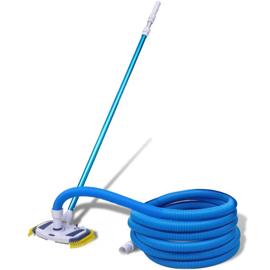 Pool cleaning tool vacuum cleaner with telescopic handle and hose