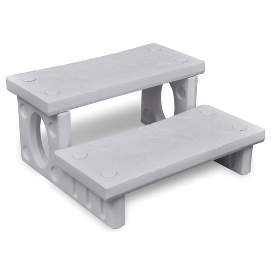 White spa steps