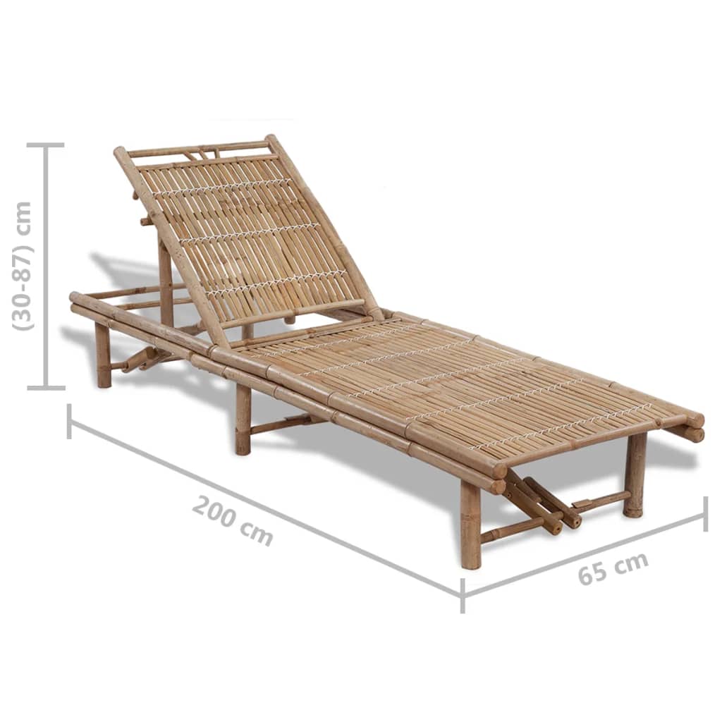 Bamboo lounger