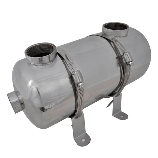Heat exchanger, swimming pool, 355 x 134 mm 40 kW