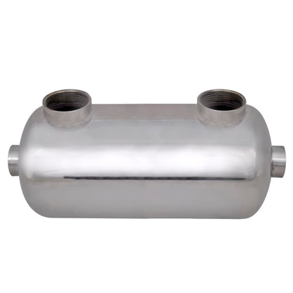 Heat exchanger, swimming pool, 355 x 134 mm 40 kW