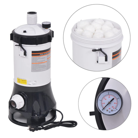 Swimming pool filtration pump 185 W 4.4m³/h
