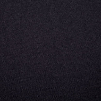 2 pcs black fabric sofa set