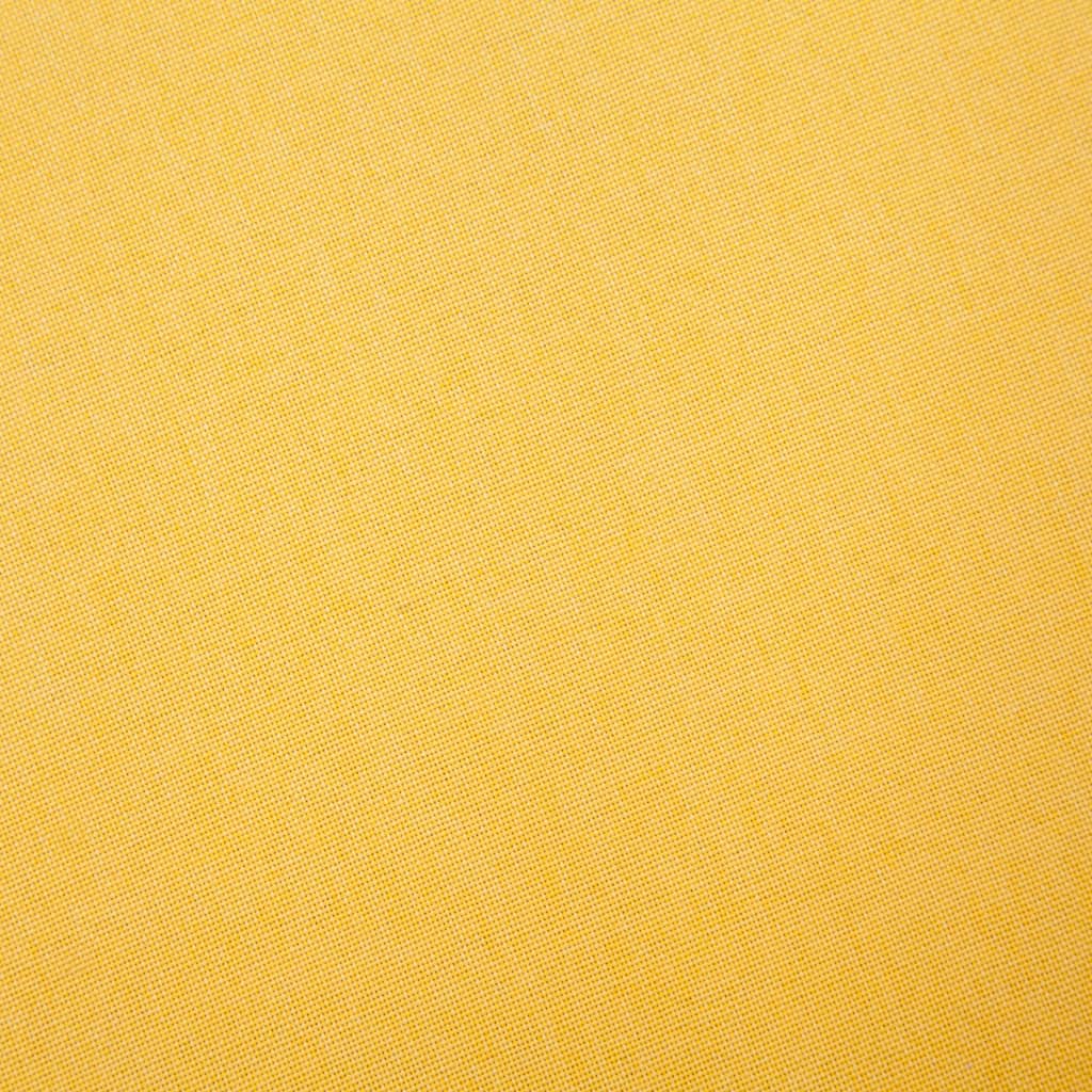2 pcs yellow fabric sofa set