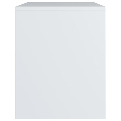 Bedside table 40x30x40 cm wood derivatives white